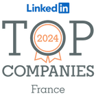 Named Linkedin Top Workplace in France