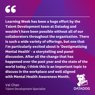 Learning Week at Datadog